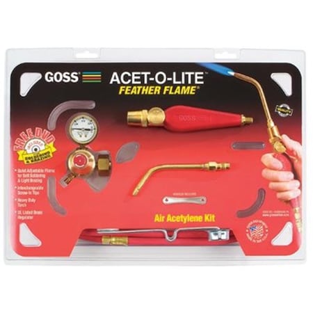 Goss Goss 328-KA-1H Feather Flame Air-Acetylene Torch Outfits Kit 328-KA-1H